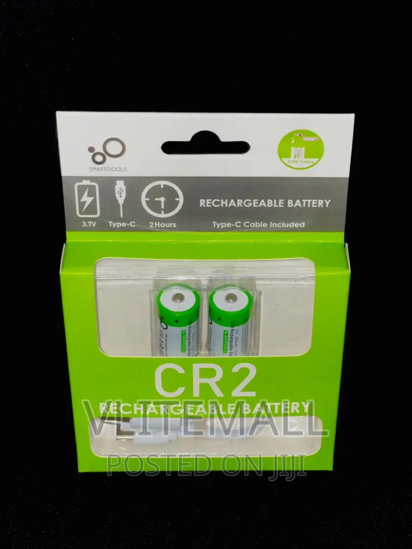 Type-C Rechargeable CR2 Battery (2pack)