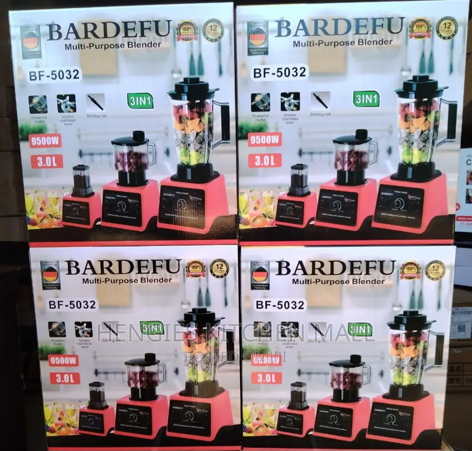 Bardefu 3in1 Blender 9500watts