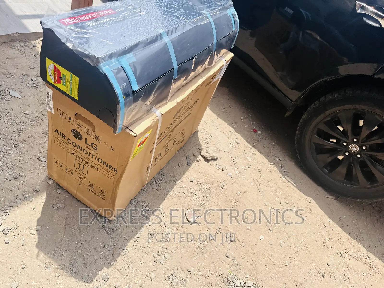 Zealous Sleek Black Dual Inverter LG 2hp Split AC.