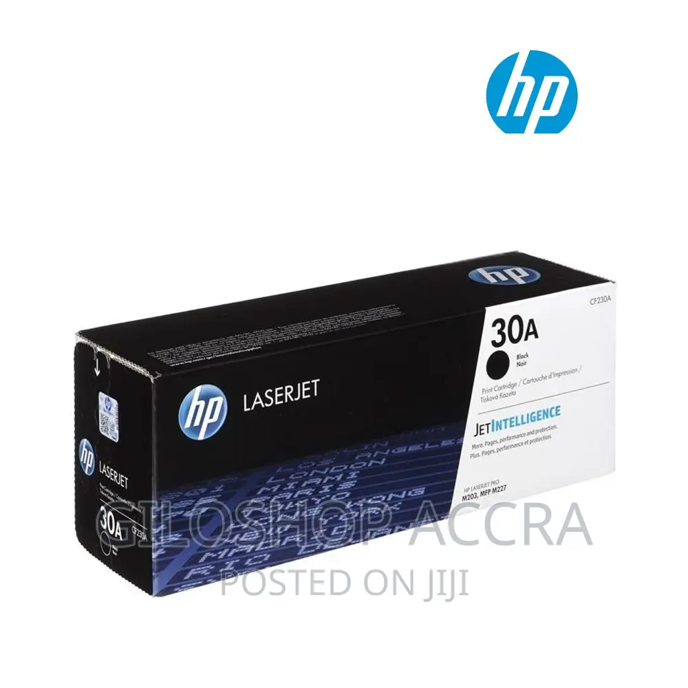 HP 30A Black Laserjet Toner Cartridge, CF230A
