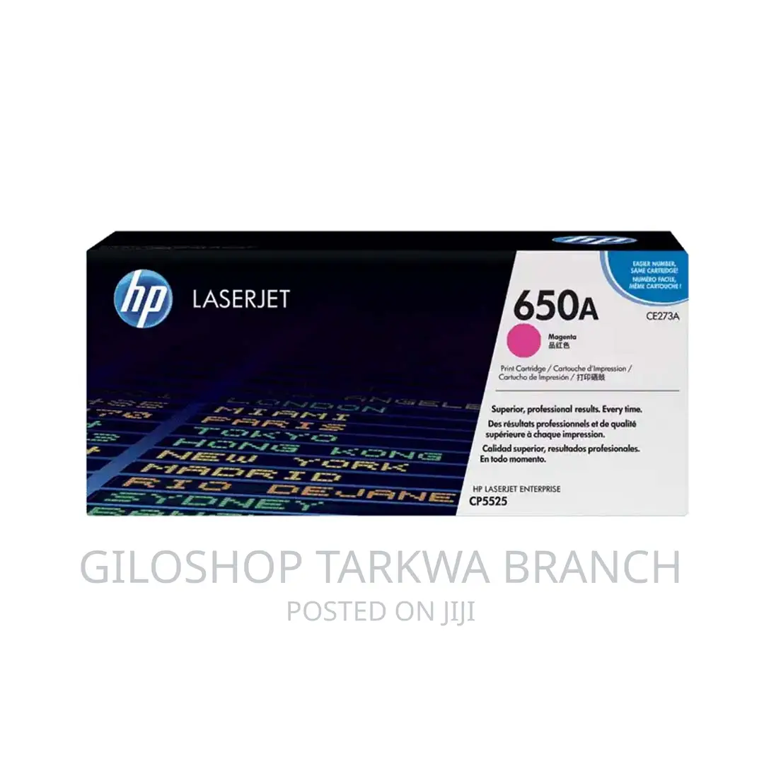 HP 650A Magenta Original Laserjet Toner Cartridge, CE273A