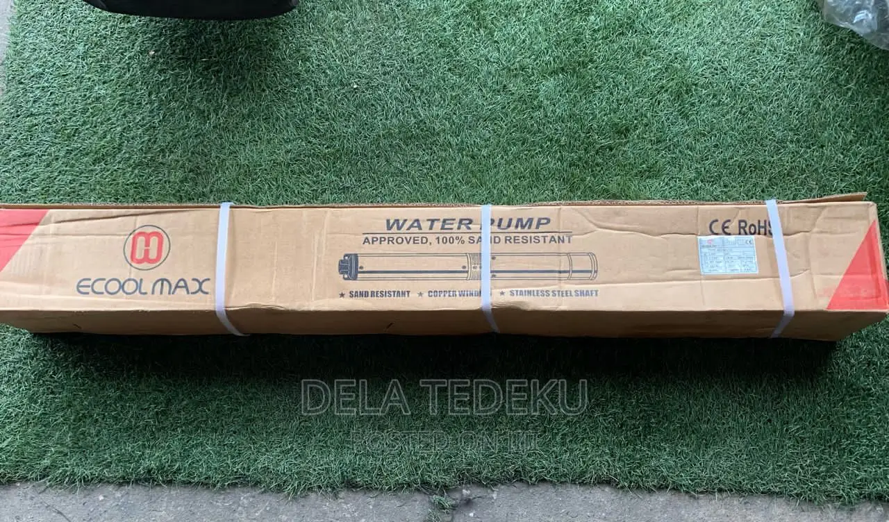 Ecoolmax 1.0hp Borehole Submersible Pump With Control Box