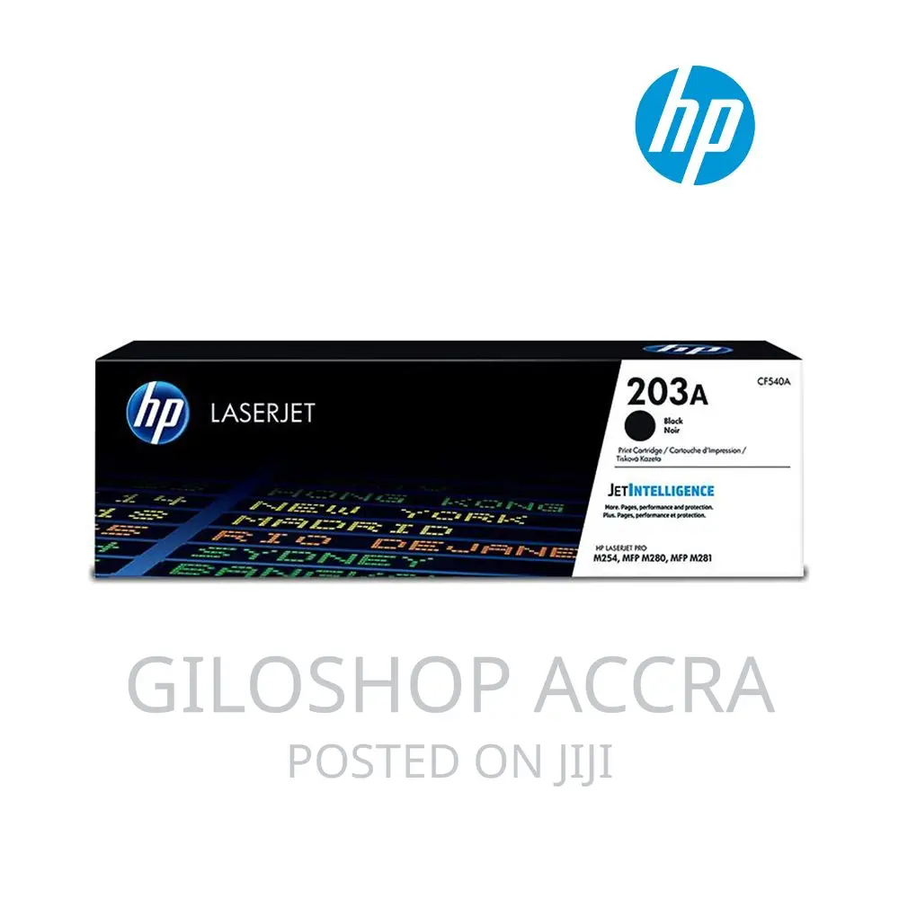 Hp 203a Cf540a Original Laserjet Toner Cartridges Black
