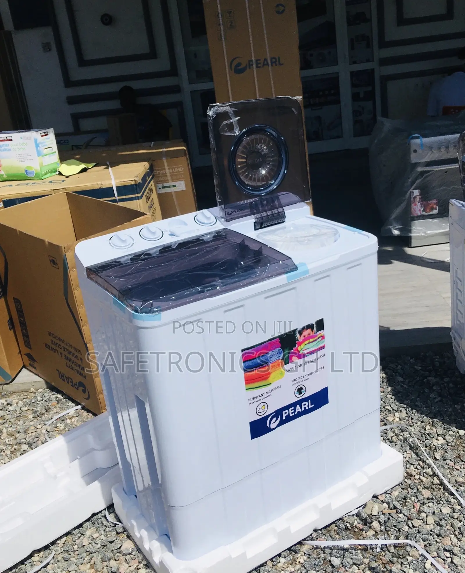 Topload Semiautomatic Pearl 12kg Washingmachine Essential