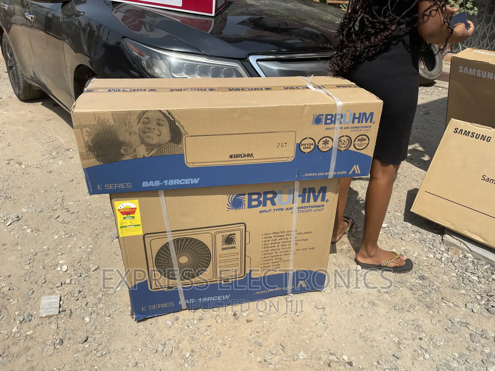 High Quality Sleek Bruhm Inverter 2.5hp AC White