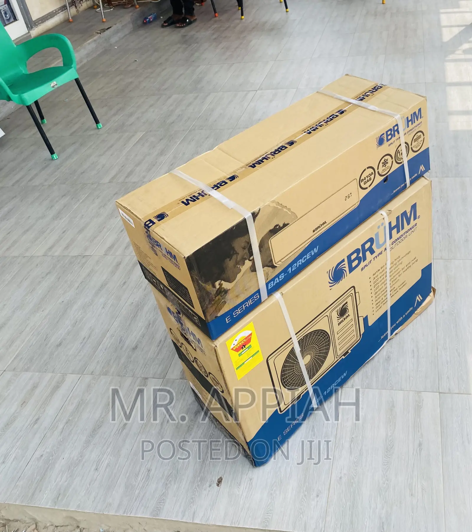 Bruhm 2.0hp Split Type Air Conditioner + Anti-Rust Body.