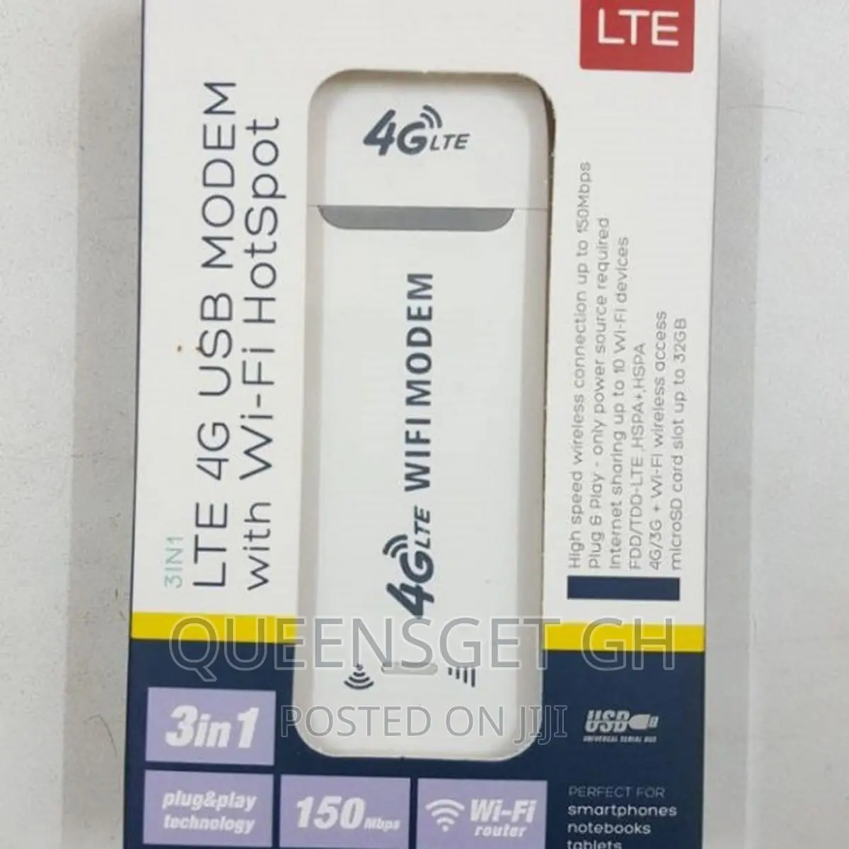 LTE 4G USB Modem With Wi-Fi Hotspot 4gite