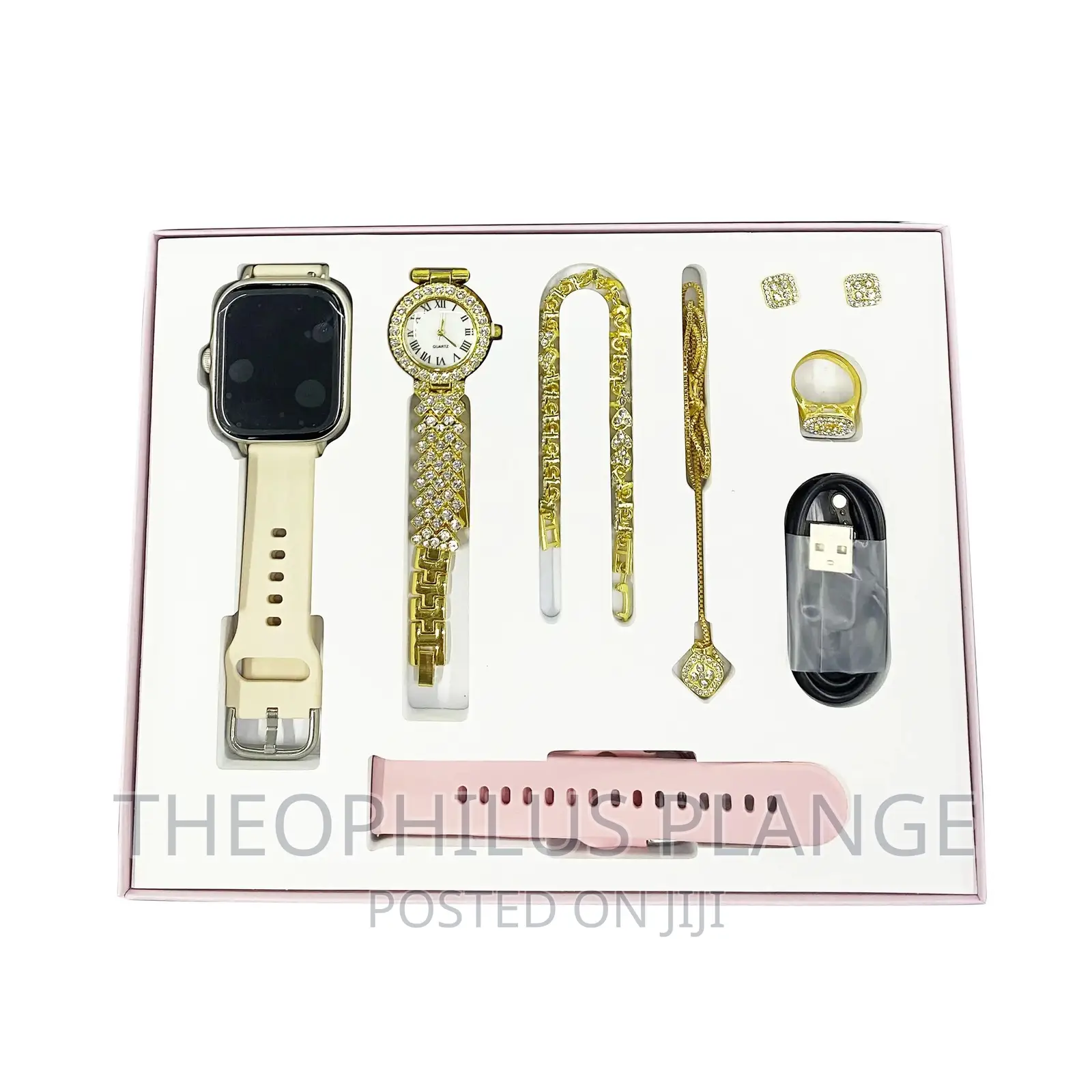 A58 Ladies Smart Watch With Bracelets Set