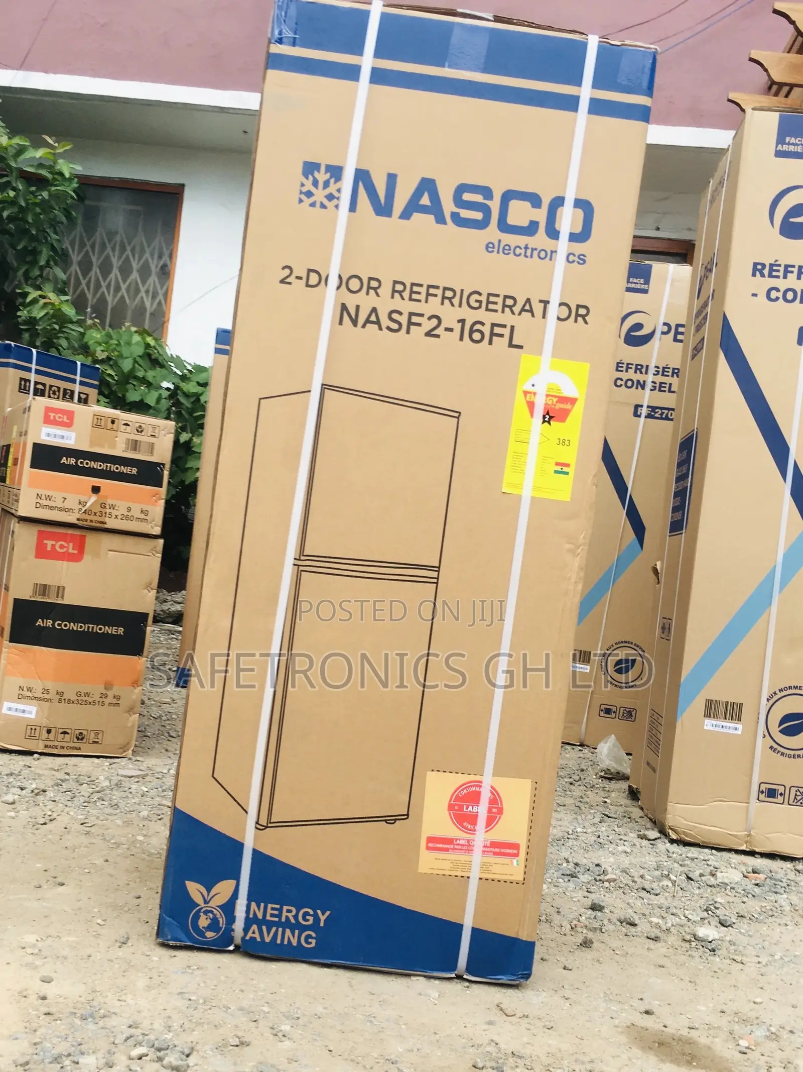 Electric Gray Topfreezer Nasf2-16fl Doubledoor Nasco Fridge