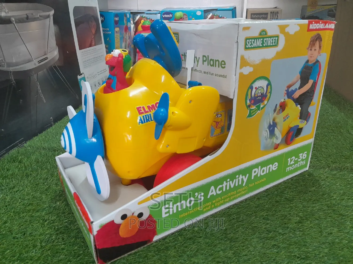 Children Kids Sesame Street Elmo's Activity Plane