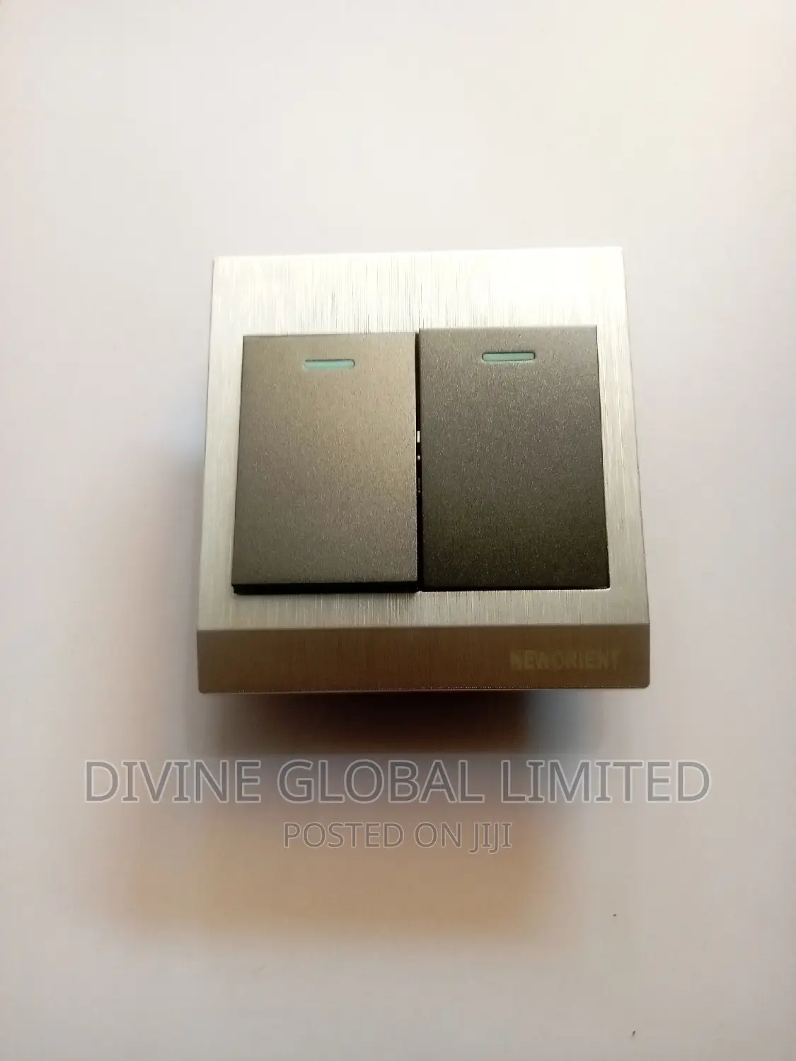 2 Gang Switch SILVER