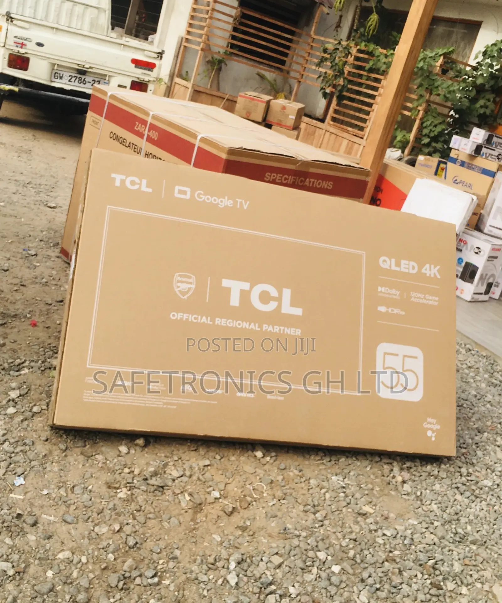 Glossy Qled Black TCL C635 Electric HDR 55 Inches Tv
