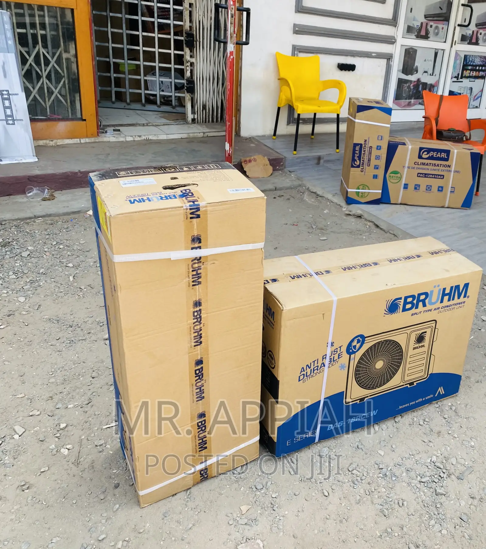 Unique Bruhm 1.5hp Split Type Ac,White(R410).
