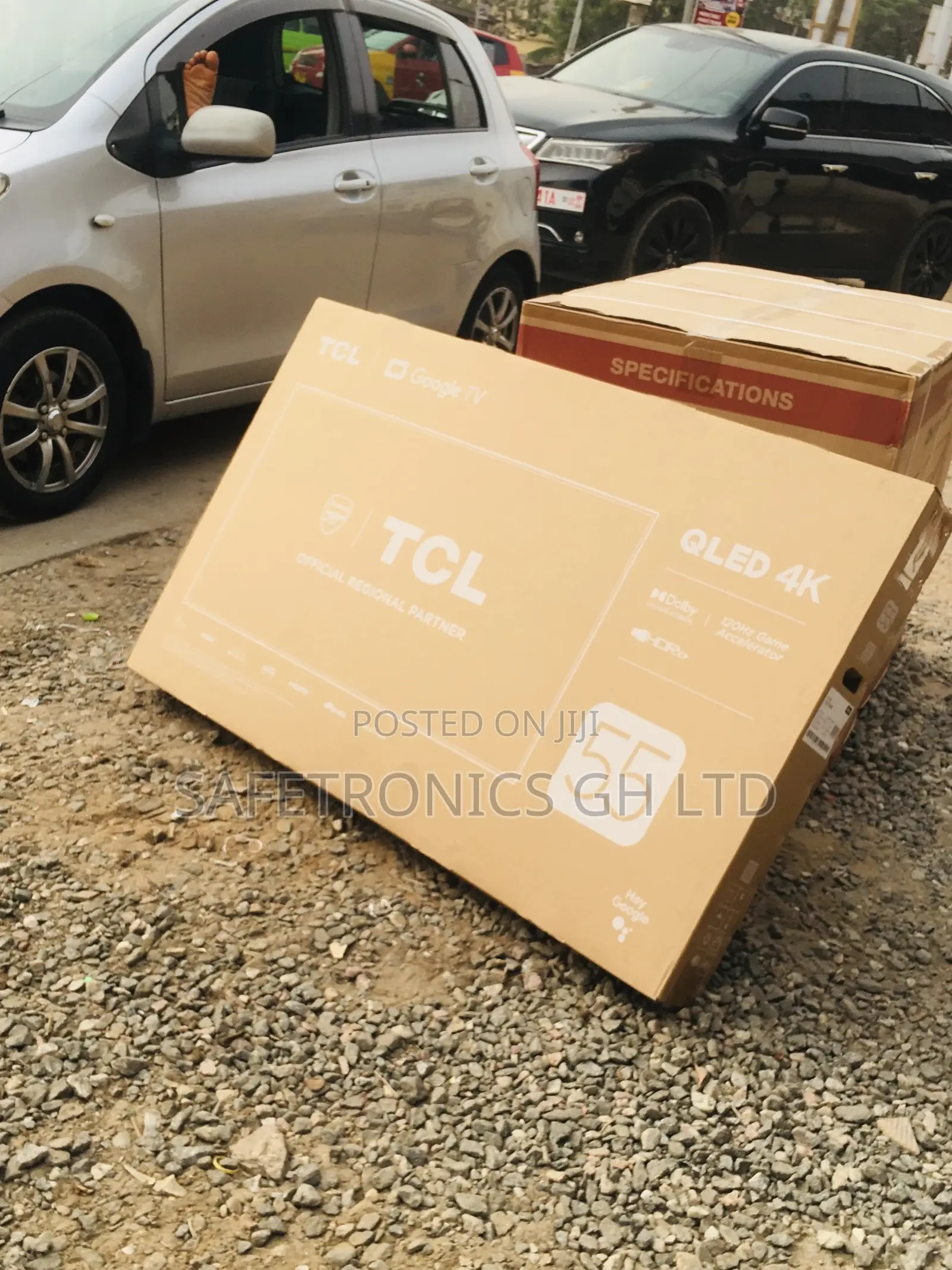 HDR TCL 55 Inches Glossy Black Electric C635 Qled Tv