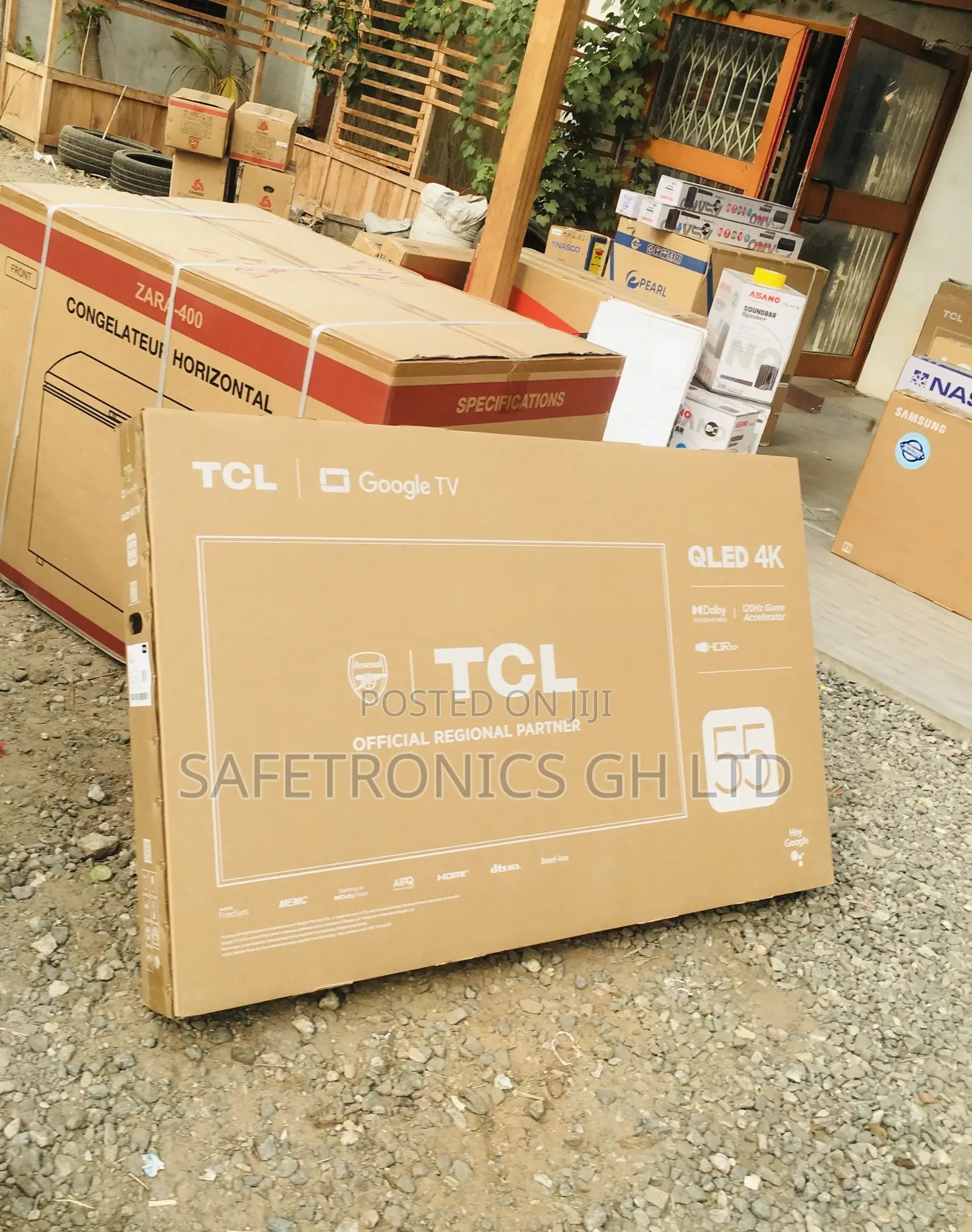 Glossy TCL Black Glossy HDR 55 Inches Electric C635 Tv