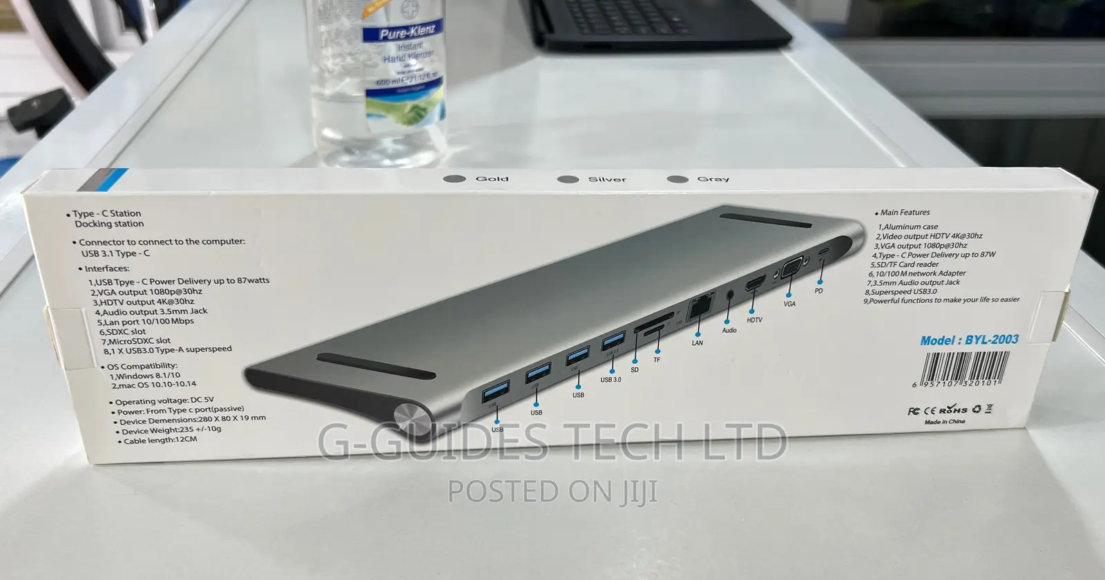 11-in-1 Usb Type-C Docking Station , 11 in 1 Type-C Adapter