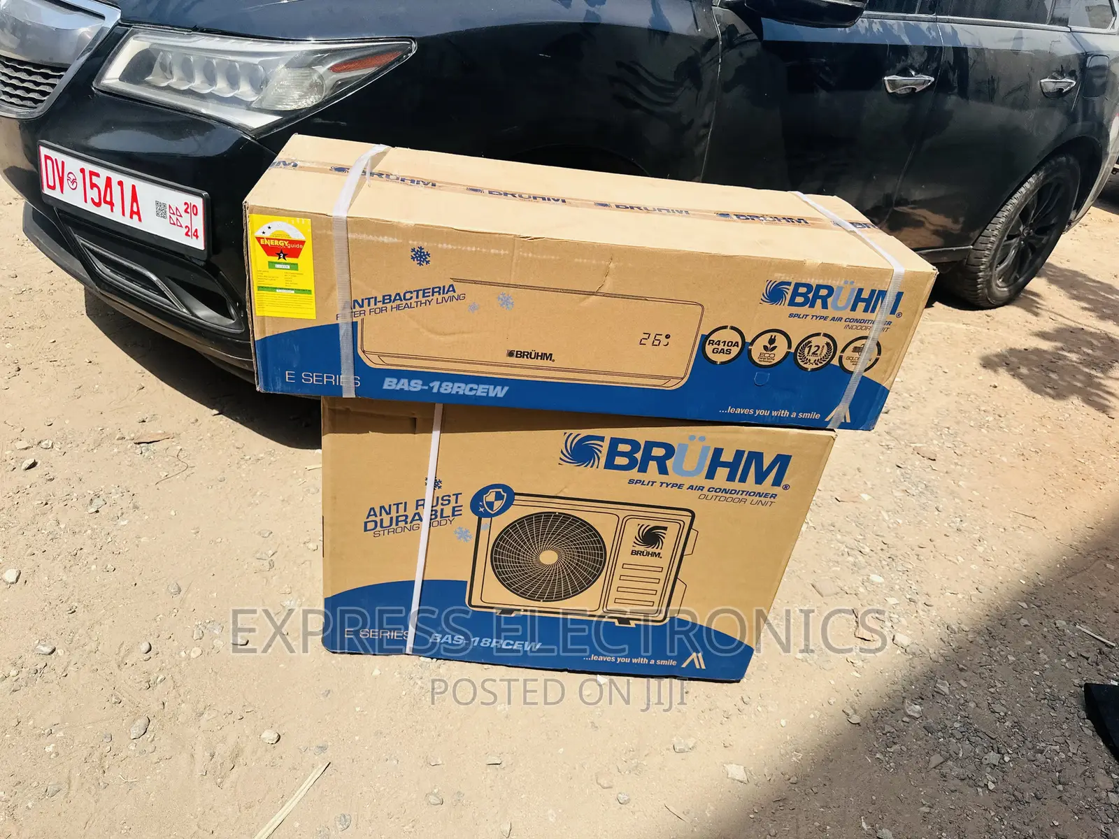 2.0hp Split Bruhm R410 Gas White AC. 