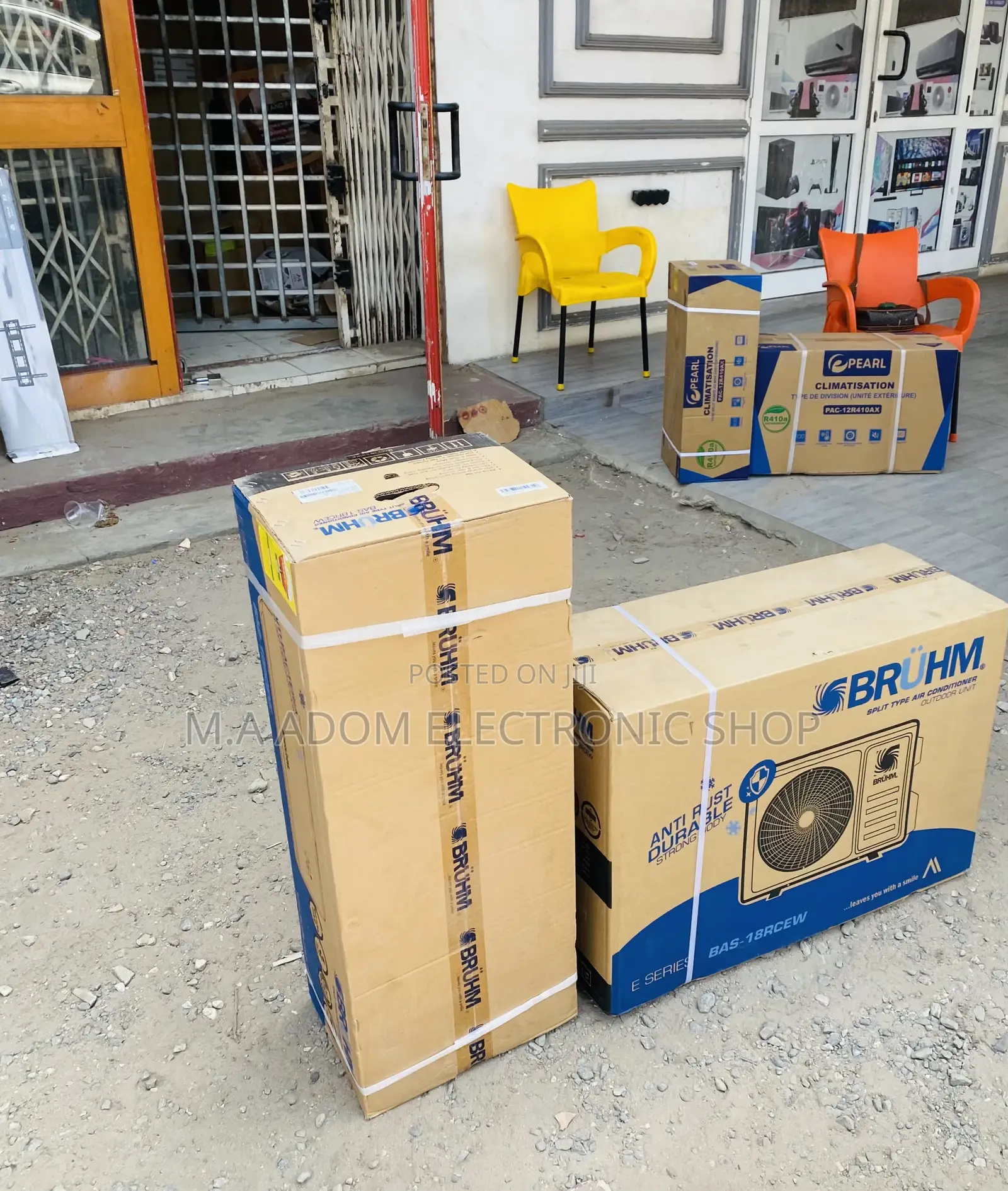 Extremely Chilling Bruhm 2.5hp Split Type Air Conditioner.