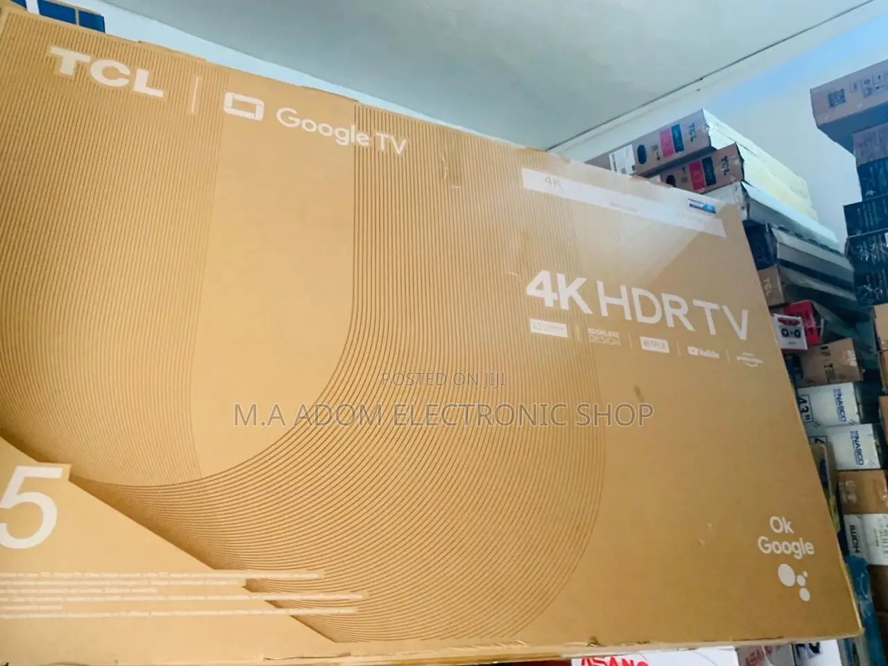 Sleek Design TCL 55P735 55 Inch HDR Smart Led Tv.
