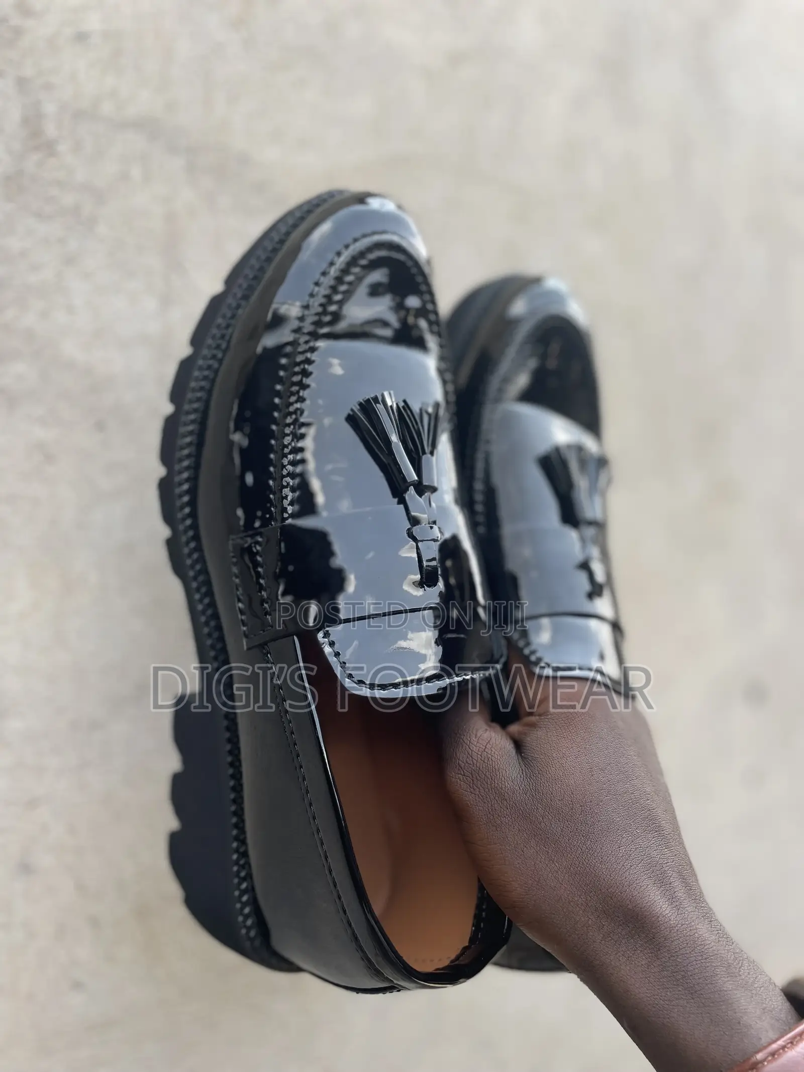 Black Mirror Ring-My-Bell Shoe