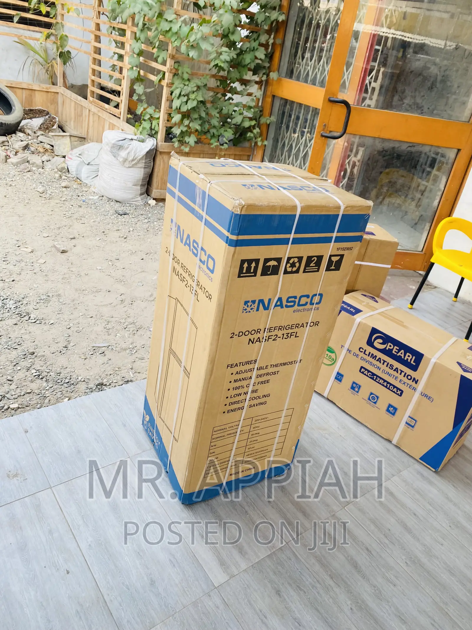 Newly in Stock Nasco Nas F2-13fl 2door Electric Fridge,Gray