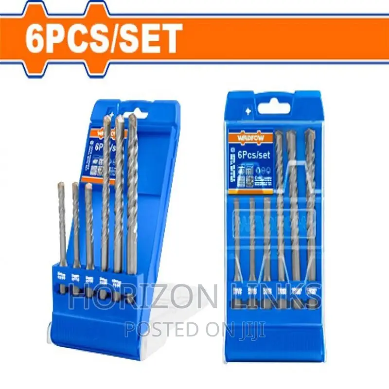 6pcs SDS Plus Hammer Drill Bits Set