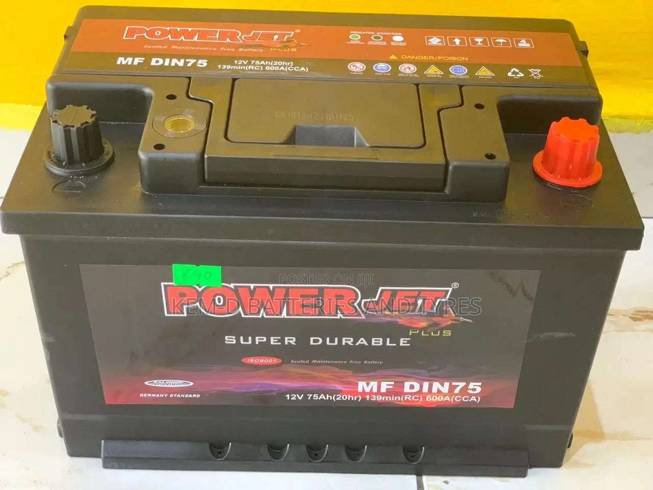 Car Battery 15 Plates Powerjet
