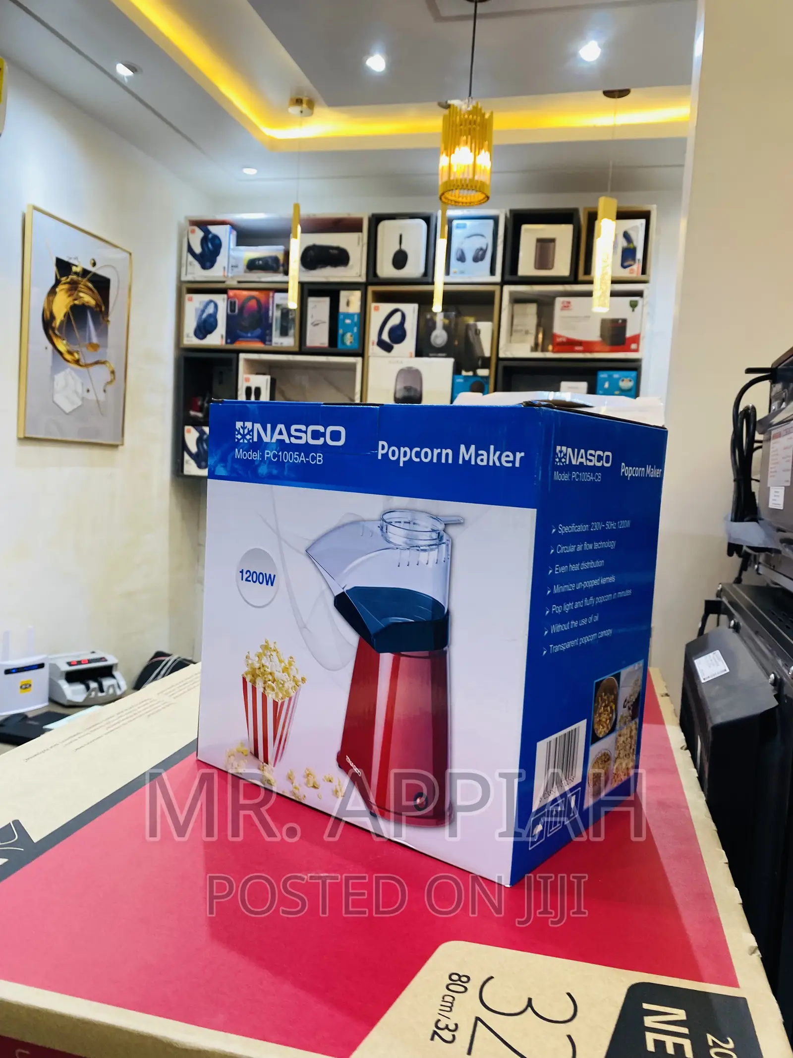 High Quality Nasco 1200 Watt Electric Popcorn Maker.