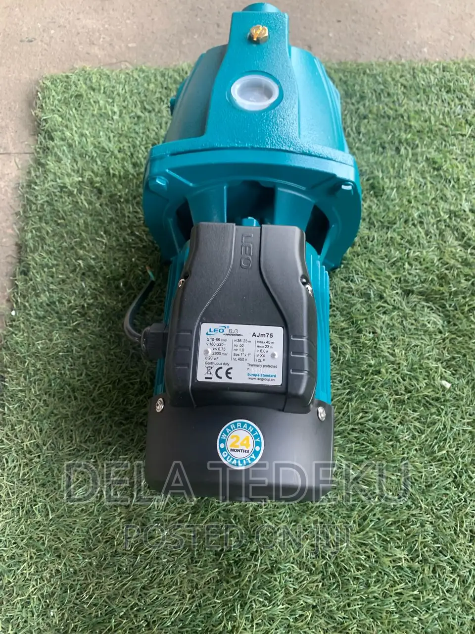 Leo 1.0hp Cast Single Phase 230v 50hz Water Pump