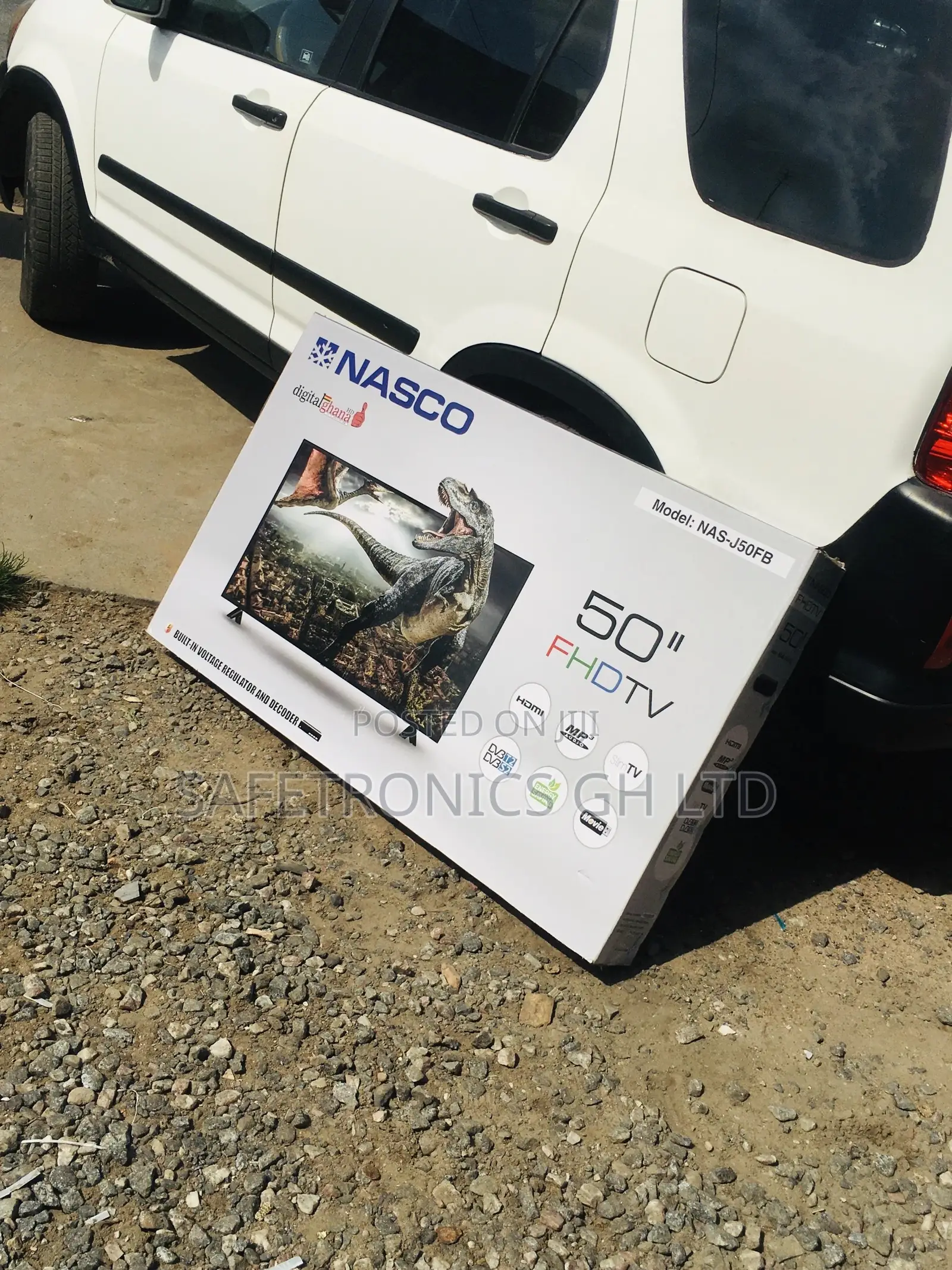 Digital Nasco LED Black Glossy Full Hd 50 Inches Electric Tv