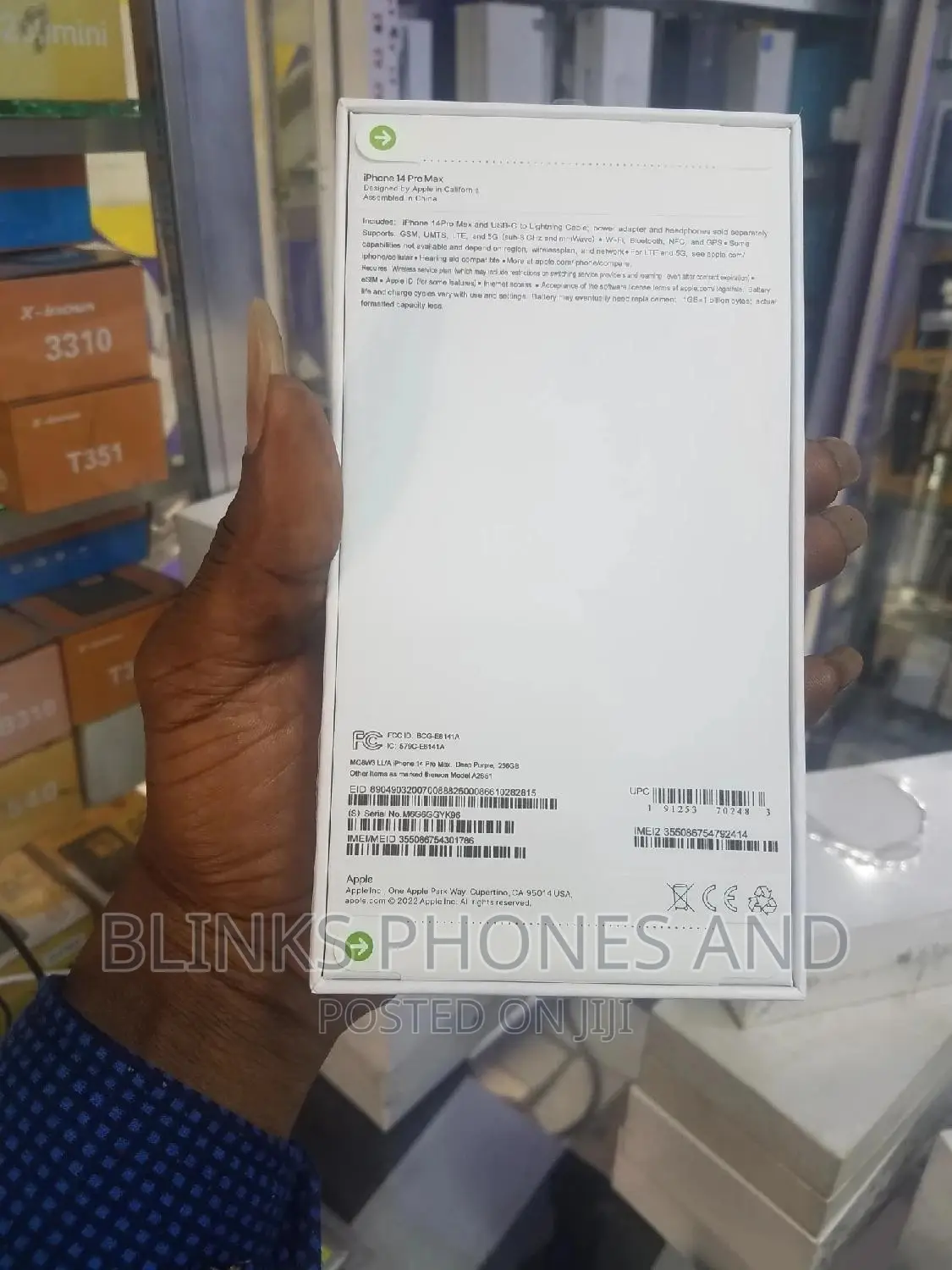 New Apple iPhone 14 Pro Max 256 GB Purple