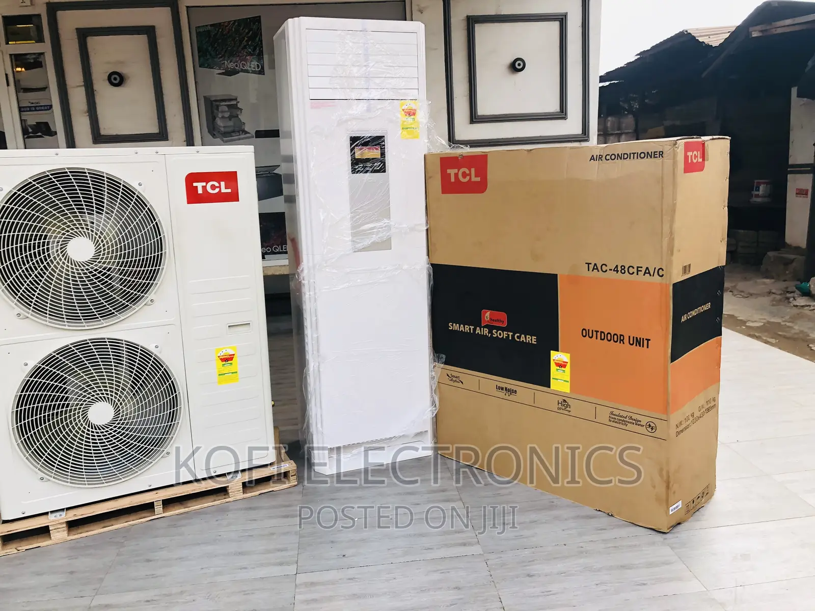 Low Indoor Noise-TCL 5.0hp R410 Floor Standing Tower Ac