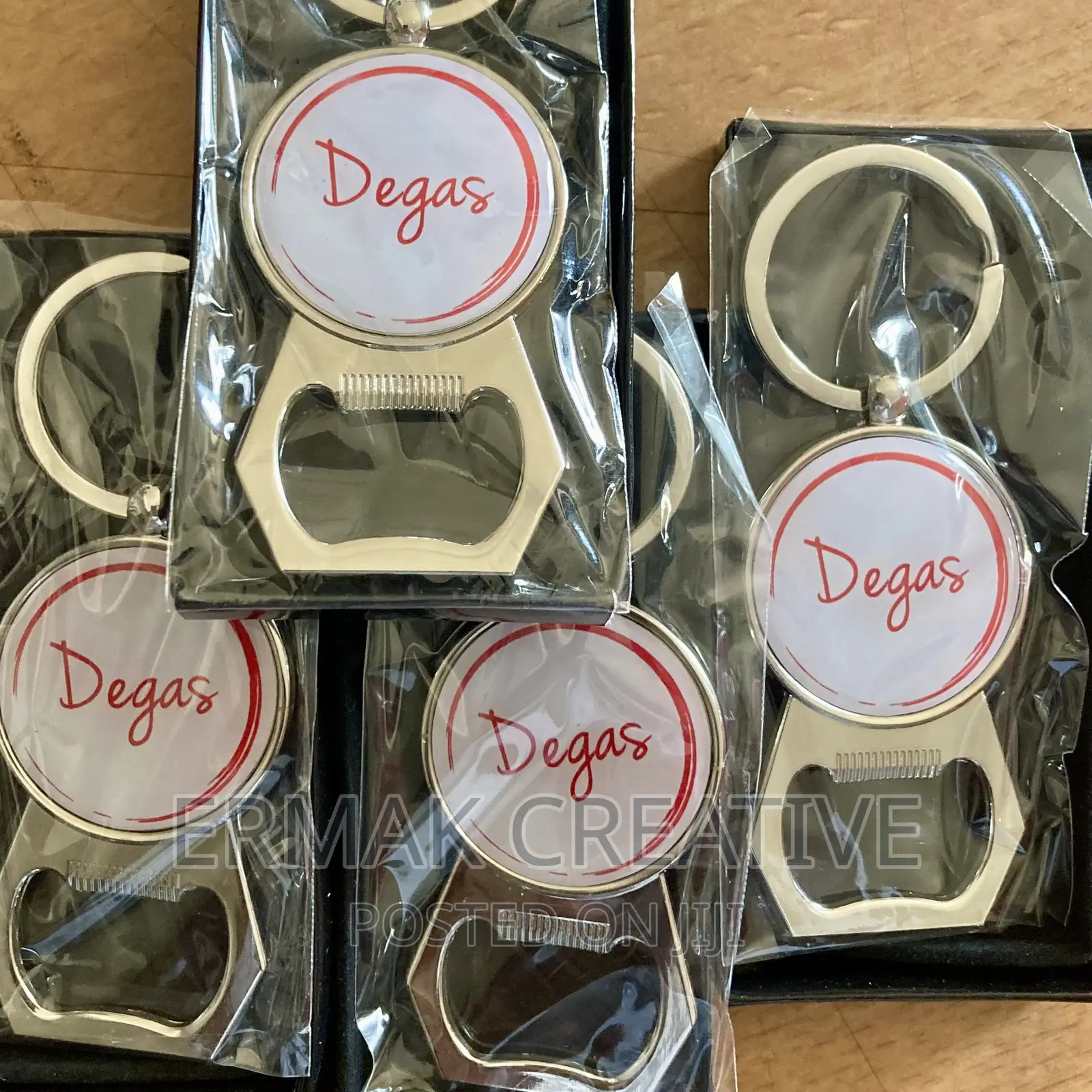 Metallic Doming Keyring