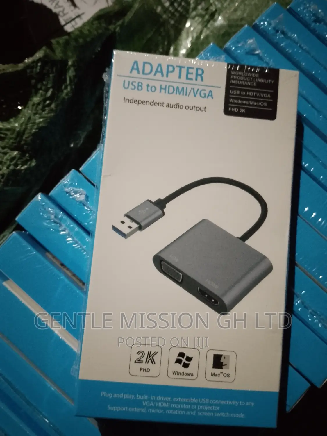 3.0 USB to HDMI VGA Adapter
