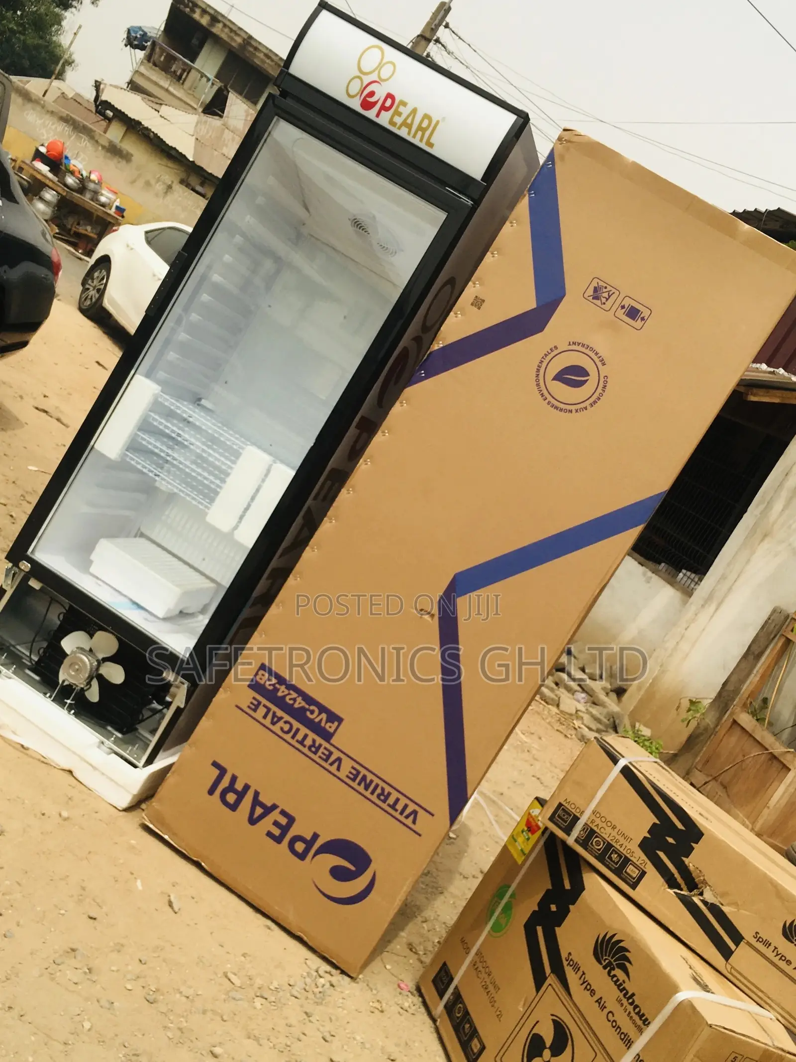 PVC-424-2b Display Electric Pearl Glass Singledoor Fridge