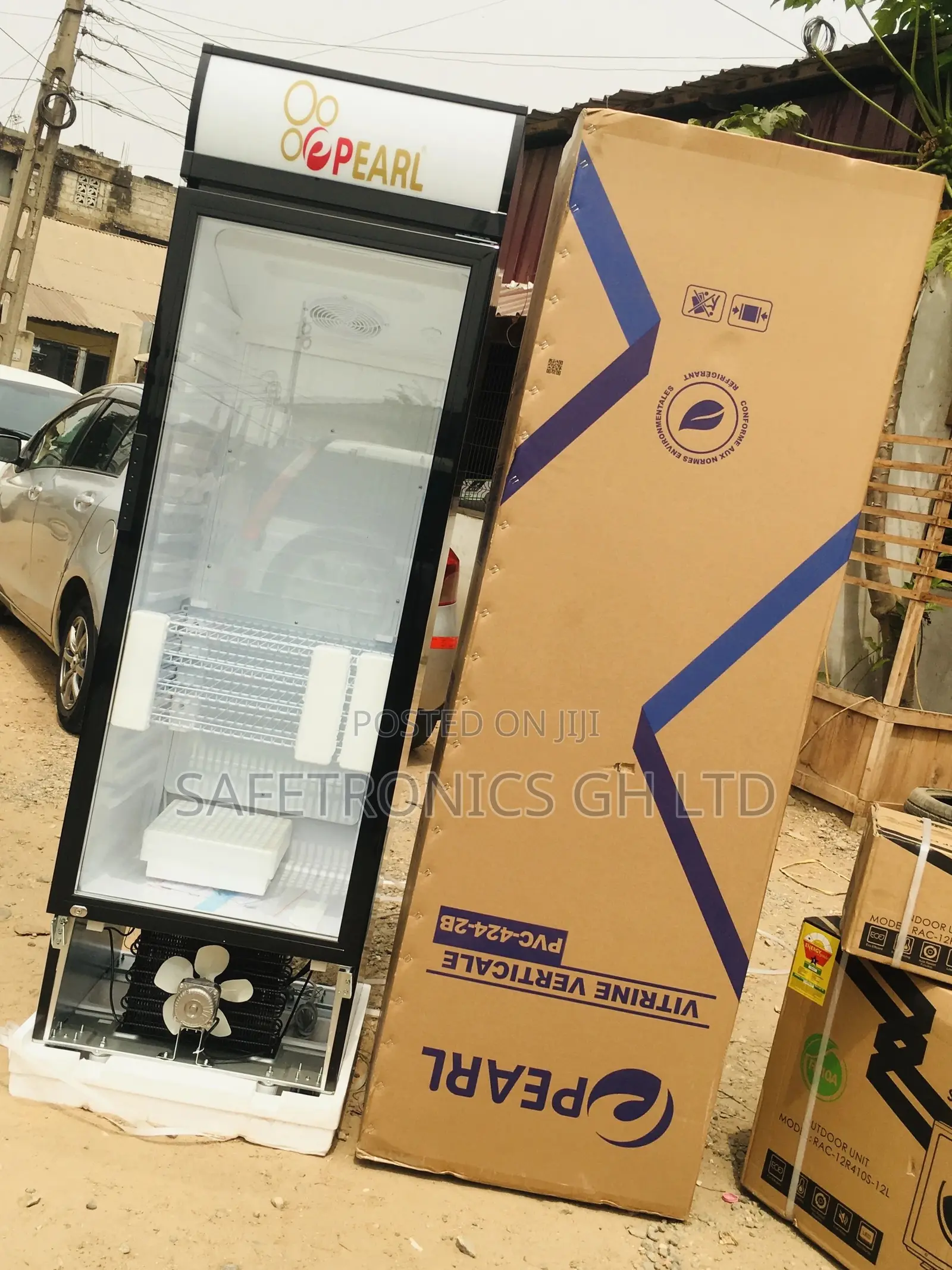 PVC-424-2b Display Pearl Electric Singledoor Glass Fridge