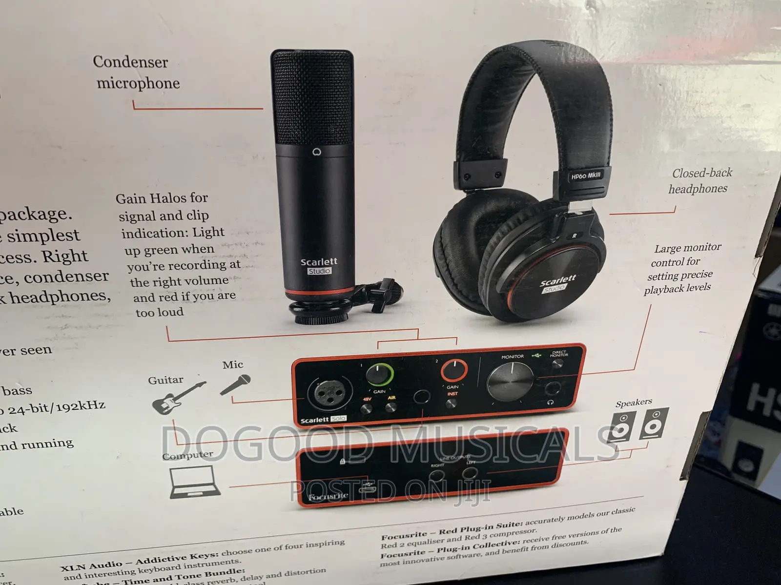 FOCUSRITE SCARLETT SOLO STUDIO 3rd Gen Recording Bundle