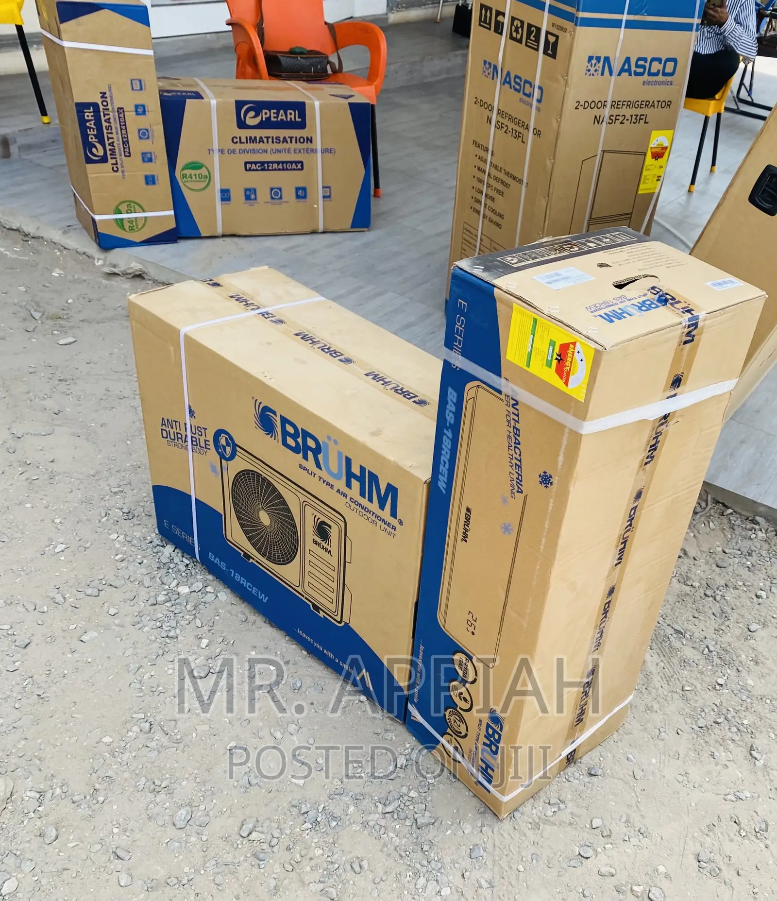 Energy Saving Bruhm 2.5hp Split Inverter Anti-Rust Body Ac.