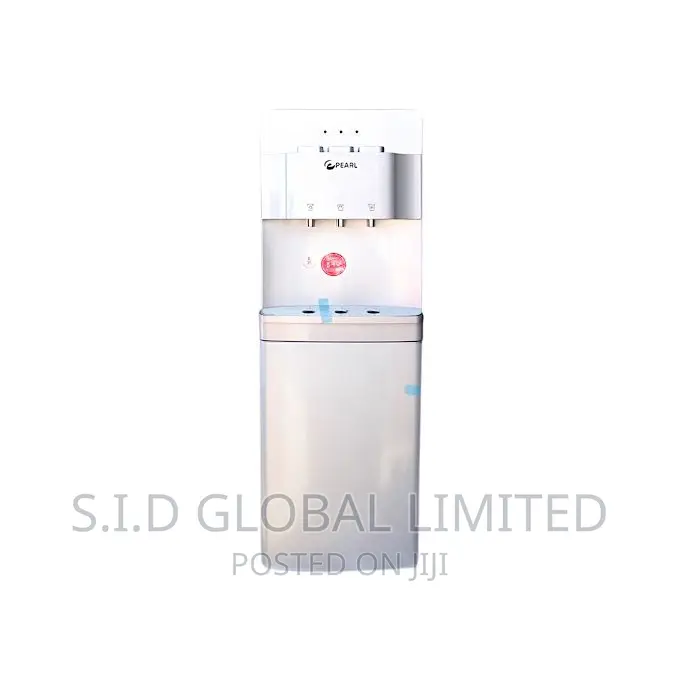 Pearl Water Dispenser With Fridge – Silver PWD-1009FSL