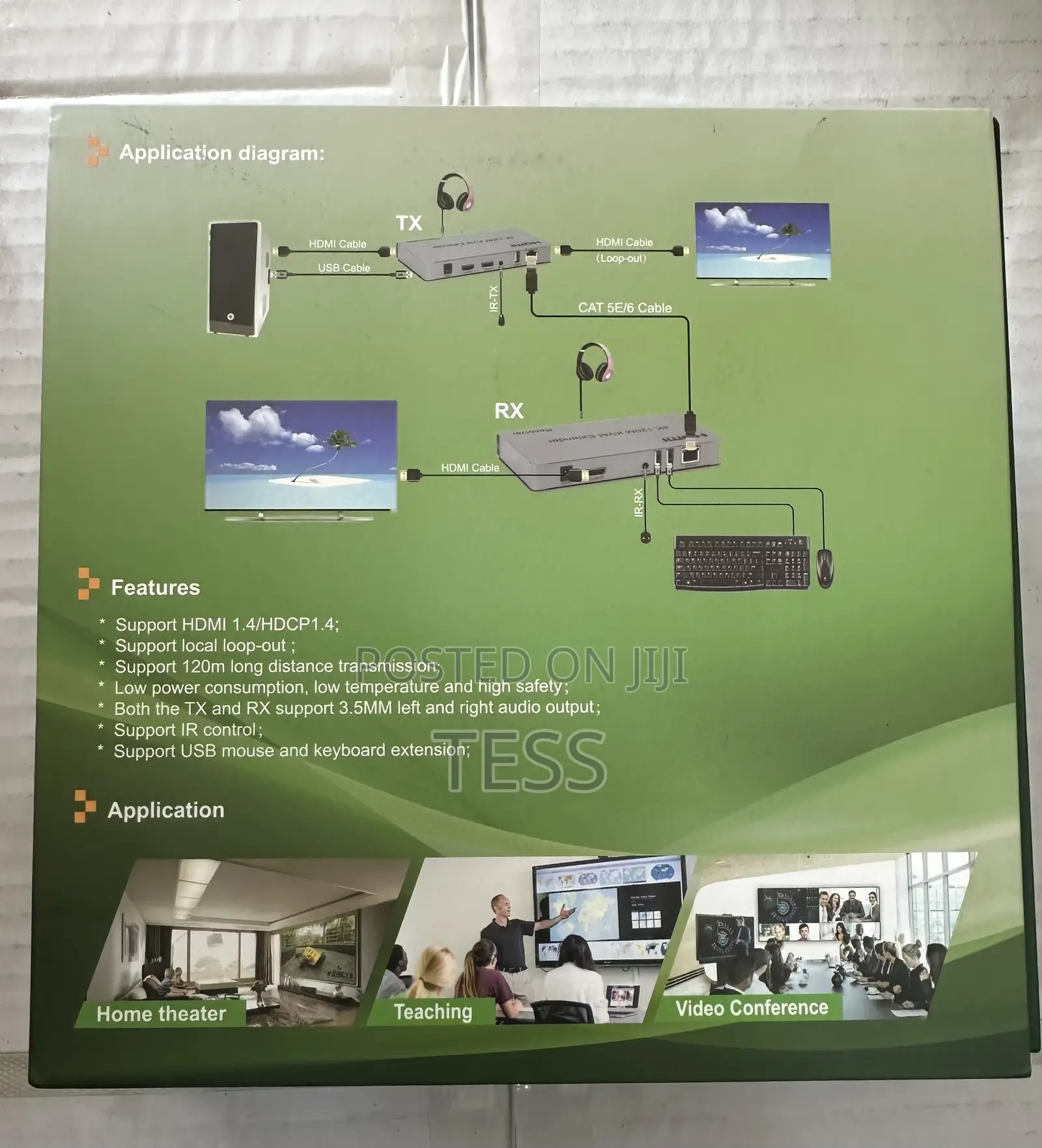Hdmi Extender KVM 120m With Usb Port