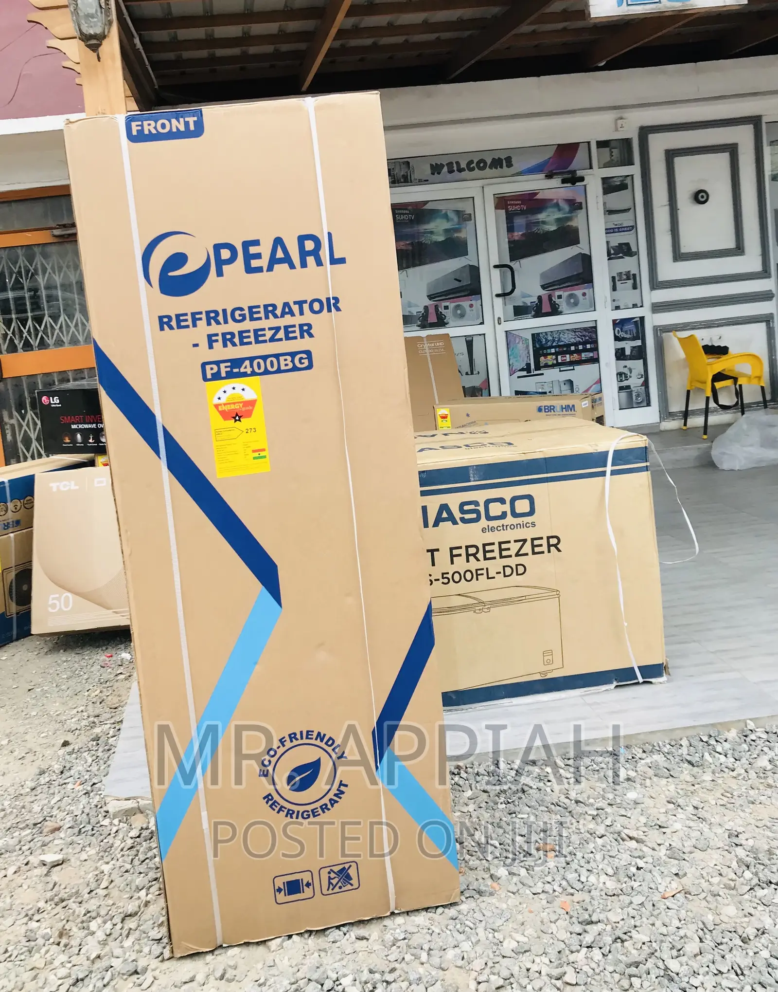 Brand New Pearl Pf-400bg French Door Fridge,Mirror.