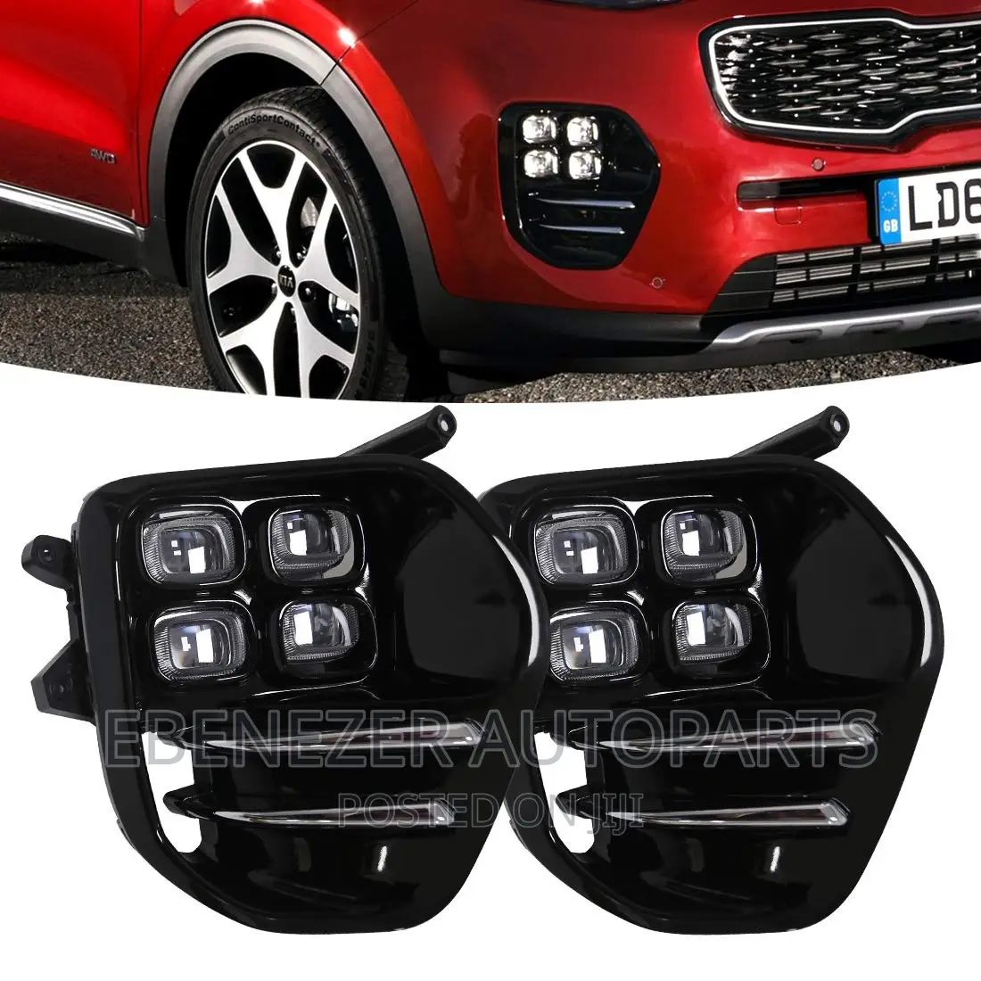 Kia Sportage 2017,2018,2019 Led Foglights