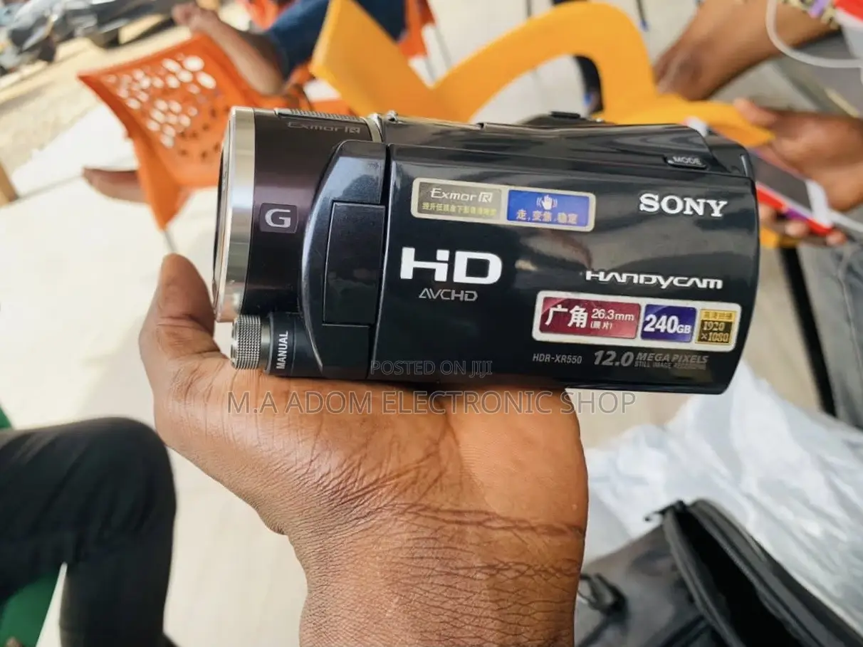 Authentic Sony HDR-XR550E 240GB HD Handycam PAL Camcorder.