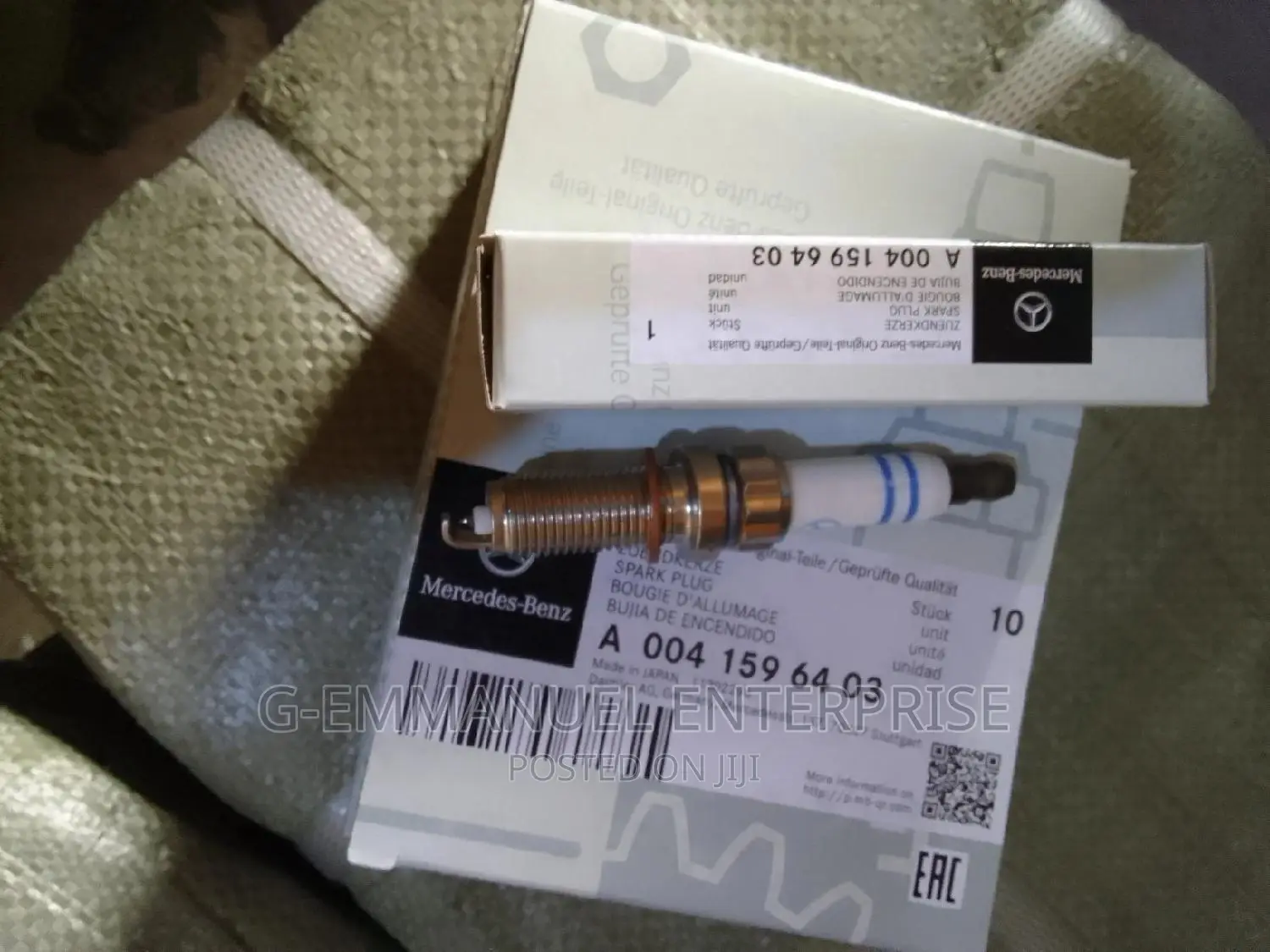 Mercedes Benz C320 2013-15 Spark Plugs. Original Benz.