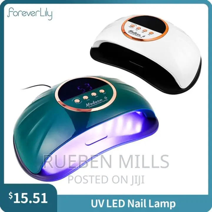 Modern 6 Professional Nails Dryer UV LED Lamp Two Hands