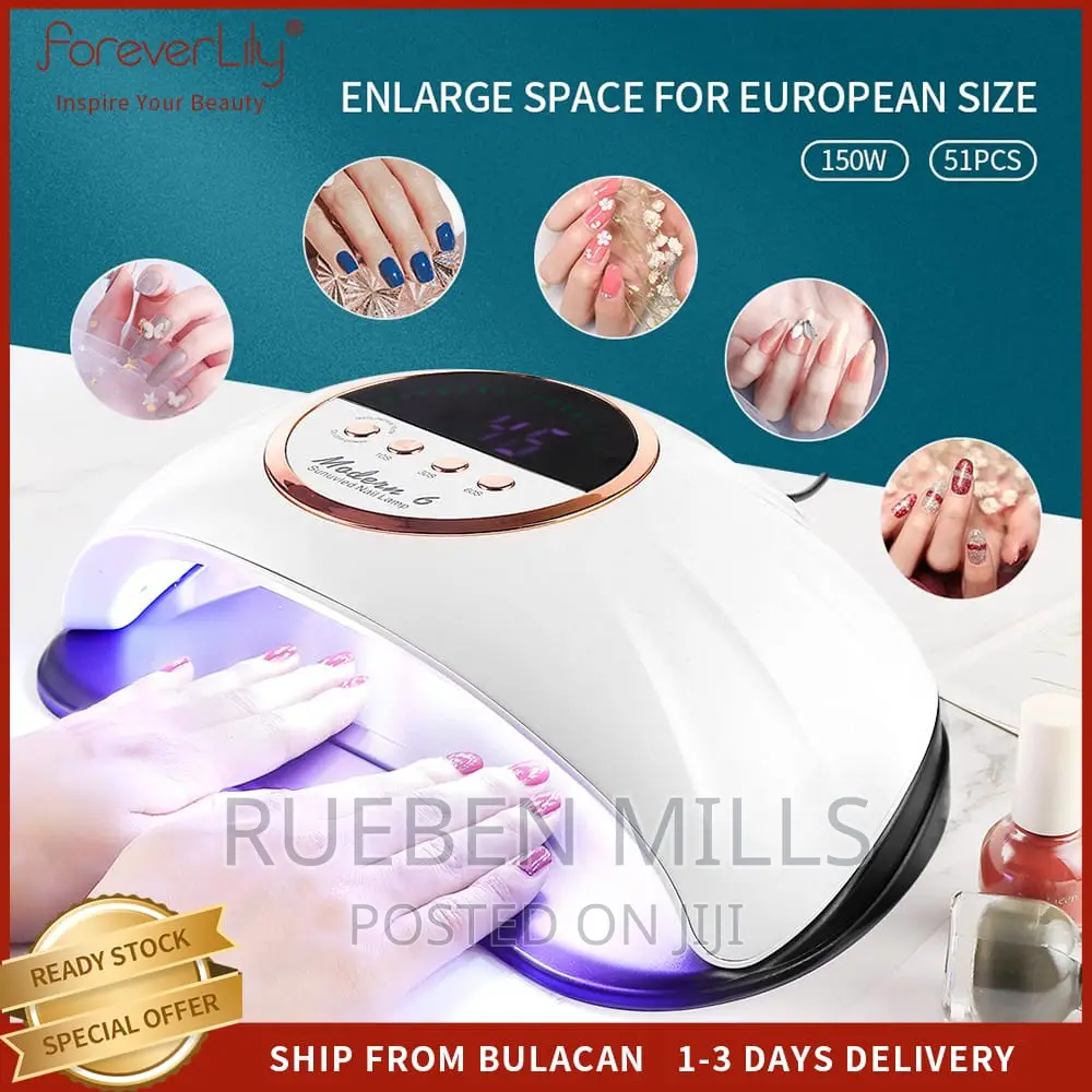 Two Hands Modern 6 Gel Polish Nails Dryer UV LED Lights