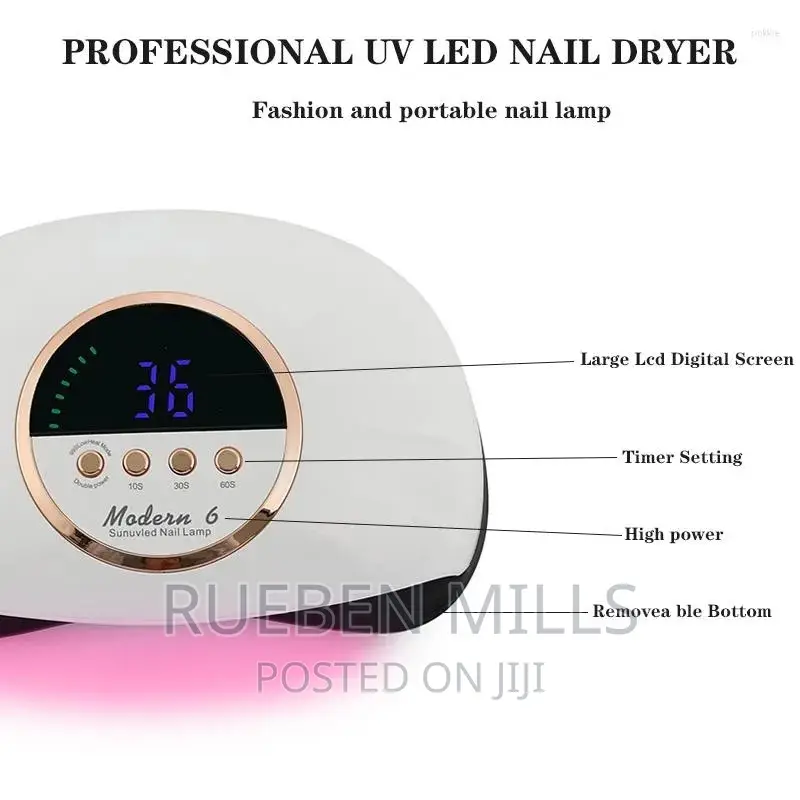 2 in 1 Led Lights Double Hands Nails Dryer Modern 6