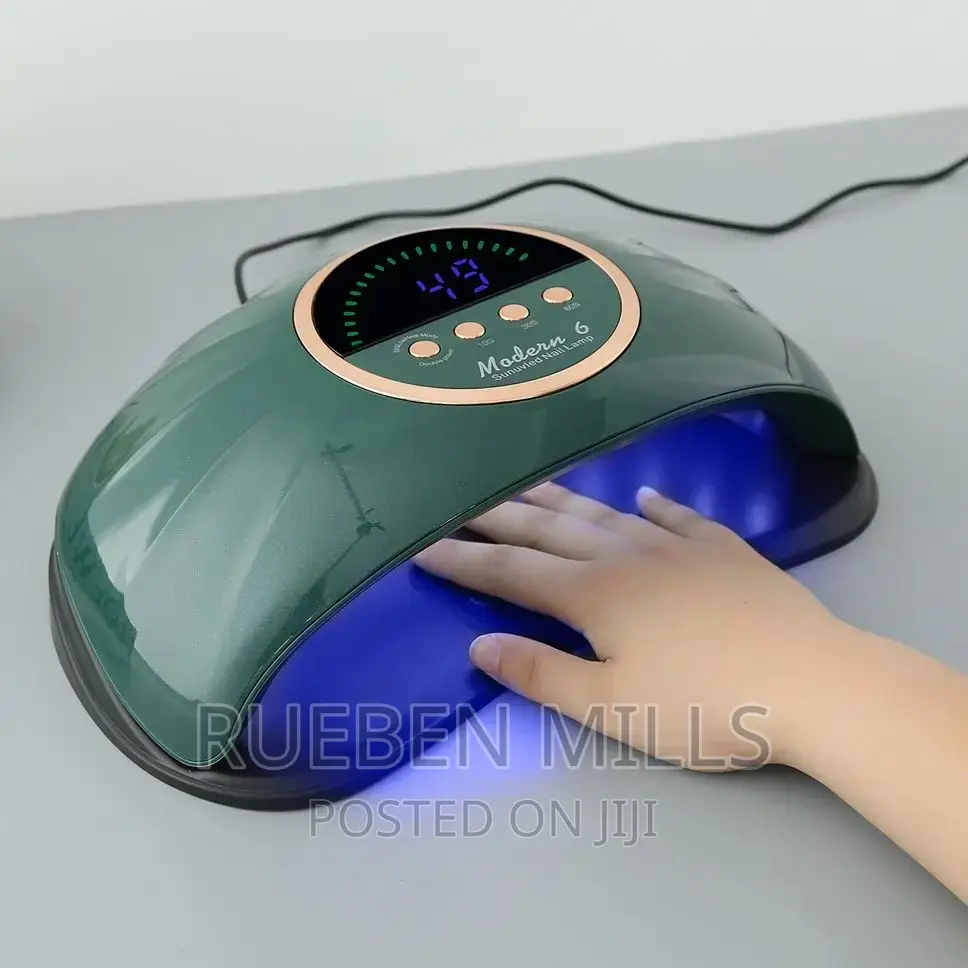 New Modern 6 UV LED Lamp Nails Dryer Machine Green
