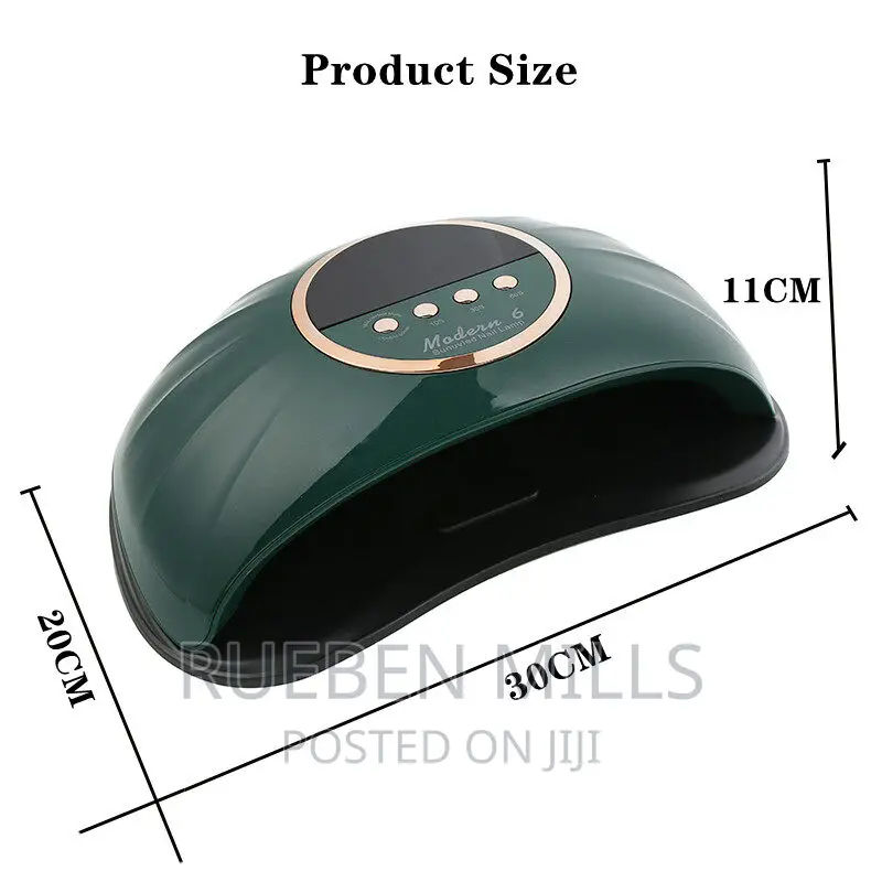 New Modern 6 UV LED Lamp Nails Dryer Machine Green