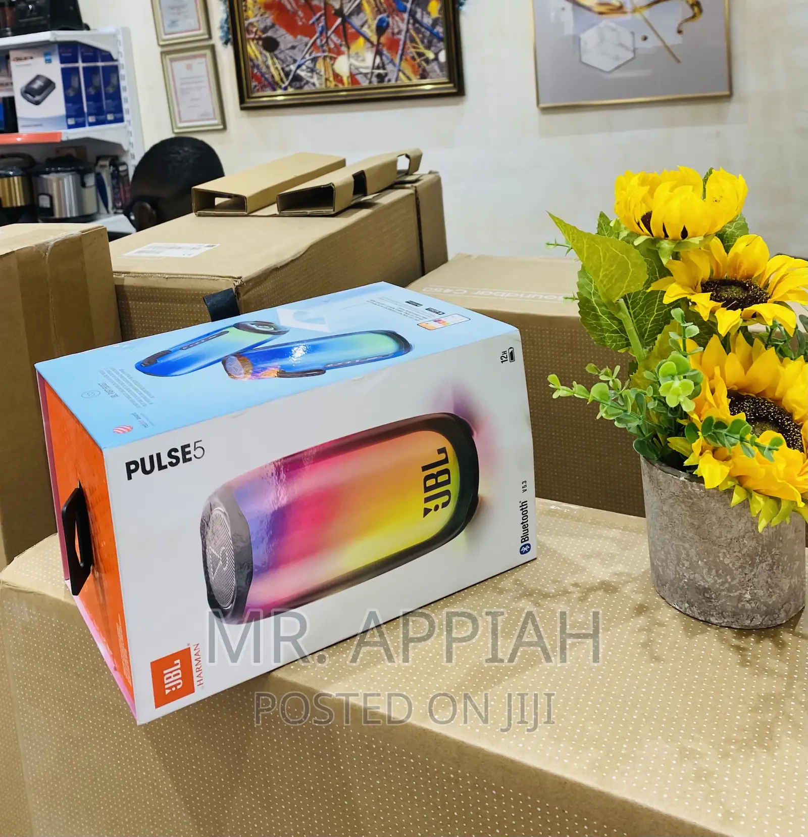 Quality JBL Pulse 5 Rechargeable Bluetooth Speaker,Black